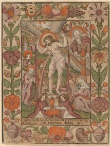 Christus in de Wijnpers door Netherlandish 16th Century