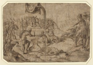 Offer Scène (Gaius Mucius Scaevola?)