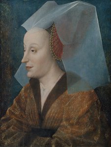 Portret van een Edelvrouw, Waarschijnlijk Isabella van Portugal 1397-1472 door Netherlandish Painter
