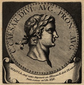 Portret van de Romeinse keizer Caligula door Netherlandish School