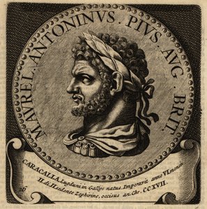 Portret van Romeinse keizer Caracalla door Netherlandish School