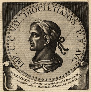 Portret van Romeinse keizer Diocletianus door Netherlandish School