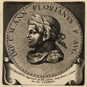 Portret van Romeinse keizer Florianus door Netherlandish School
