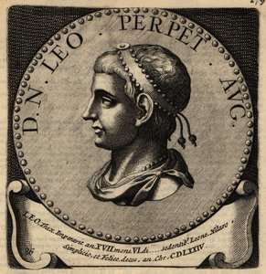 Portret van Romeinse keizer Leo I door Netherlandish School