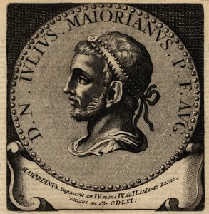 Portret van Romeinse keizer Majorian door Netherlandish School
