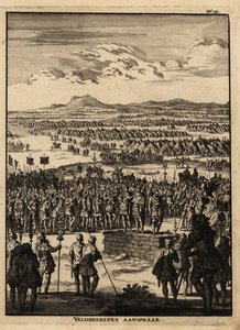 Romeinse centurions en legionairs luisteren naar een toespraak door Netherlandish School