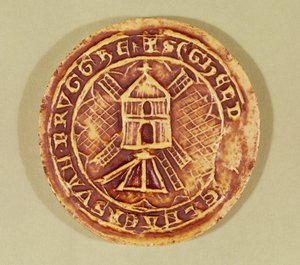 Zegel voor het Brugse Gilde van Molenaars, 1407 door Netherlandish School