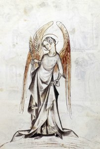 Sloane 3983 f.23 Het sterrenbeeld Maagd (perkament) door Netherlandish School