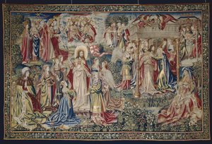 De Opstanding uit De Allegorie van de Verlossing van de Mens door Netherlandish School