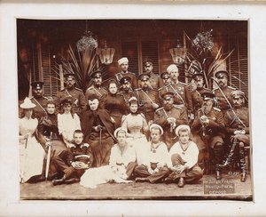 De Romanovs: De familie van keizer Alexander III, c. 1890 door Neuilly sur Seine . Photo studio