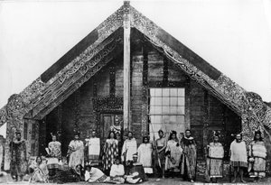 Maori Runanga of Vergaderhuis, ca. 1863-80