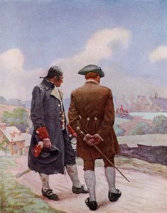 Illustratie voor Kidnapped door Robert Louis Stevenson