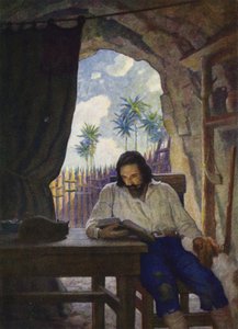 Illustratie voor Robinson Crusoe