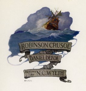 Illustratie voor Robinson Crusoe
