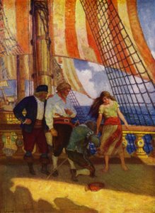 Illustratie voor Westward Ho! door Charles Kingsley door Newell Convers (after) Wyeth