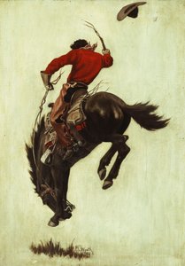 Bucking Bronco door Newell Convers Wyeth