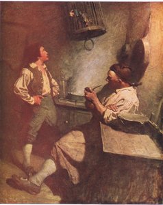 Long John Silver en Hawkins: Voor mij was hij vriendelijk en altijd blij om me in de kombuis te zien door Newell Convers Wyeth