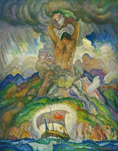 Polyphemus, de Cycloop door Newell Convers Wyeth