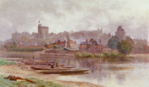 Windsor Castle in de duisternis door Newton Benett