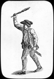 Britse matroos met een knuppel door Newton and Co