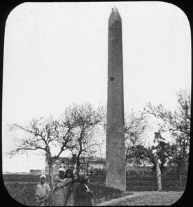 Obelisk, Heliopolis, Egypte, c1890