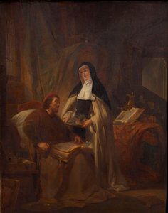 Hans Memling in het Sint-Janshospitaal in Brugge, 1841