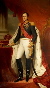 Portret van Leopold I 1790-1865, koning der Belgen, 1856
