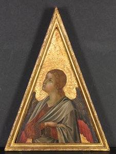 Pinnakel met engelenpaar, ca. 1340 door Niccolò di Segna