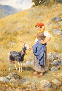 Herderin, door Niccolo Cannicci