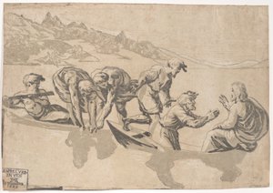 De Wonderbaarlijke Visvangst, 1540-1550 heruitgegeven 1609