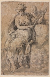 Allegorisch figuur (verso)