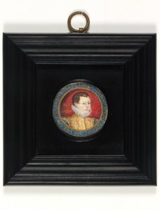 Vermoedelijk zelfportret van de kunstenaar, 13 jaar oud, ca. 1560 door Nicholas (attr.to) Hilliard
