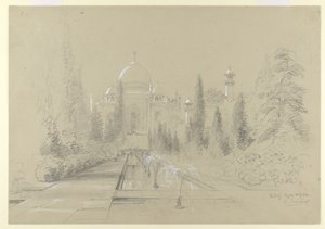 De Taj Mahal, Agra, 24 januari 1870