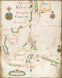Kaart van de Oost-Indië