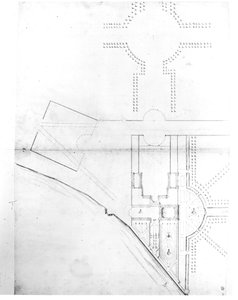 Plattegrond van schema I, Hampton Court, 1689