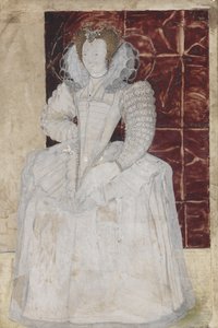 Portret van een Onbekende Dame, c.1595 door Nicholas Hilliard