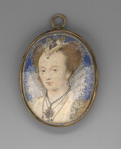 Portret van een Vrouw, c.1590 door Nicholas Hilliard