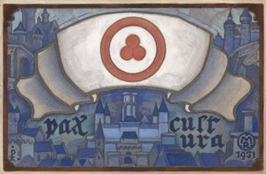 Vredesvaandel, 1931 door Nikolai Konstantinowitsch Roerich