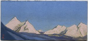 Himalaya door Nicholas Roerich