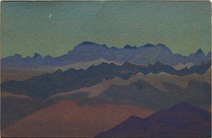 Himalaya, nabij Sandakphu door Nicholas Roerich
