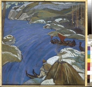 De Varangiaanse route door Nicholas Roerich