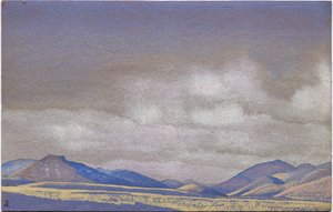 Mongolië, Heuvels van Chahar door Nicholas Roerich