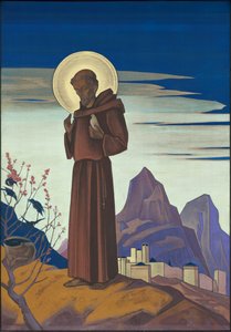 St. Franciscus, 1932 door Nicholas Roerich