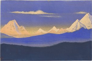 De Himalaya door Nicholas Roerich