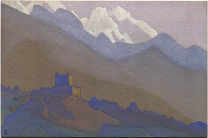 Tibet, Himalaya, 1936 door Nicholas Roerich