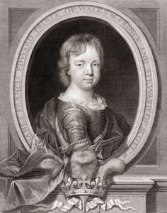 Prins James Francis Edward Stuart door Nicholas de (after) Largilliere