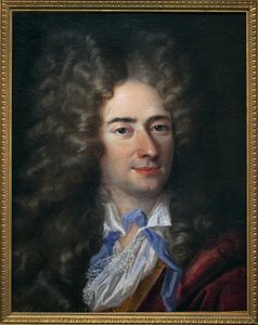 Portret van Jean de La Bruyere (Labruyere) (1645-1696), schrijver moralist. Schilderij toegeschreven aan Nicolas de Largilliere (1656-1746). Olieverf op doek, circa 1690. Museum voor Schone Kunsten in Quimper door Nicholas de (attr. to) Largilliere
