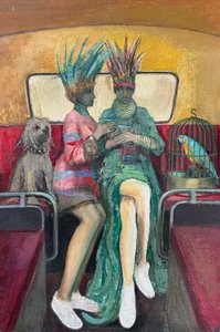 Happy Hour, 2019-23 (olieverf op board)