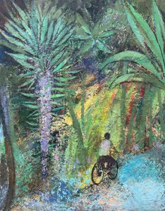 Tropical Spin, 2022-23 (olieverf op board)