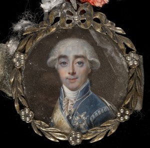 Portret van graaf Hans Axel von Fersen 1755-1810, 1784 door Niclas Lafrensen